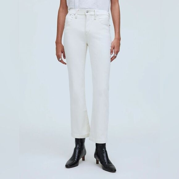 NWT Madewell Kick Out Crop Jeans in Vintage Canvas Wash - Picture 2 of 12